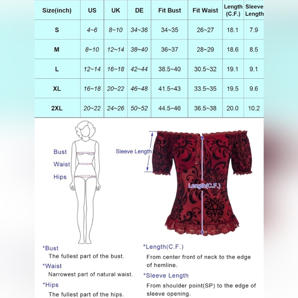 NWT Scarlet Darkness Top Off the Shoulder Floral Print Short Sleeve Top XL 16-18 - Picture 7 of 8